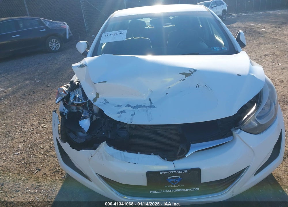 2016 HYUNDAI ELANTRA SE VIN: 5NPDH4AE2GH786473