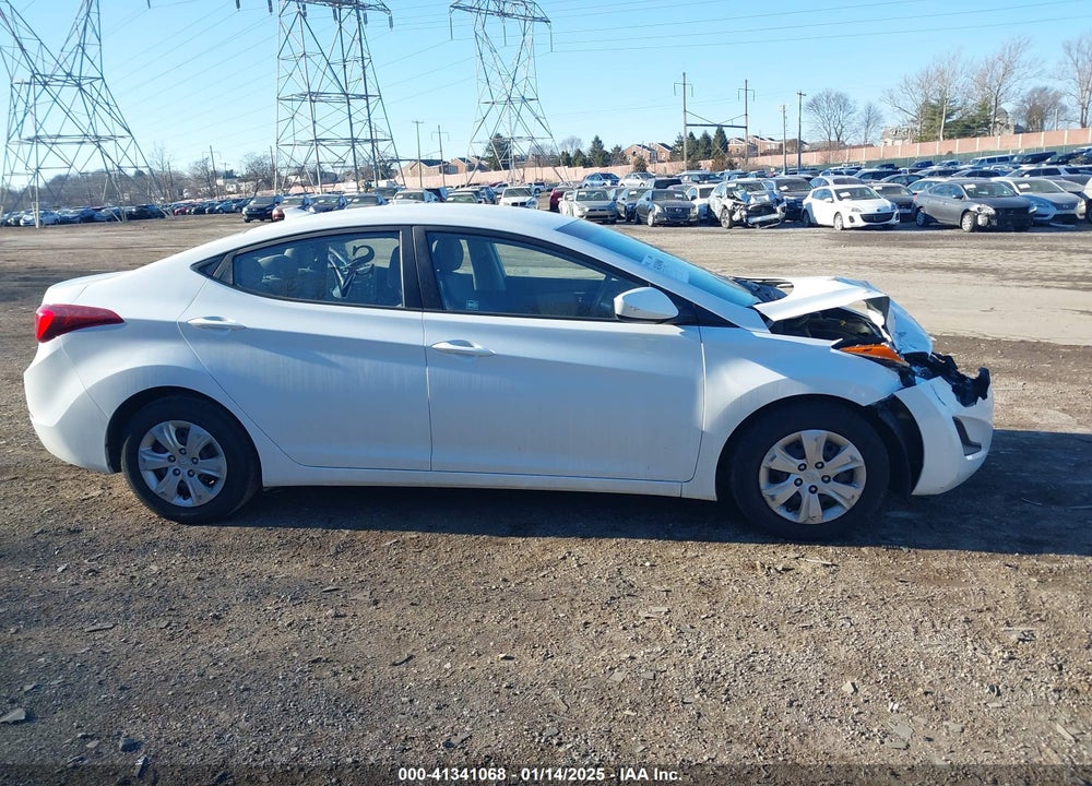 2016 HYUNDAI ELANTRA SE VIN: 5NPDH4AE2GH786473