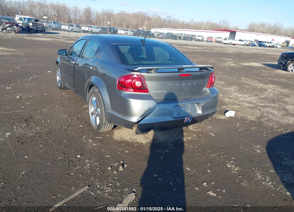 2013 DODGE AVENGER VIN: 1C3CDZCG8DN502931