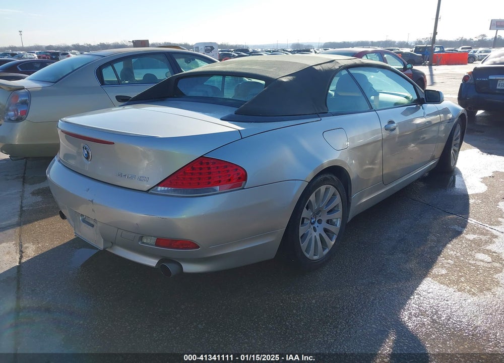 2004 BMW 645CI VIN: WBAEK73404B320188