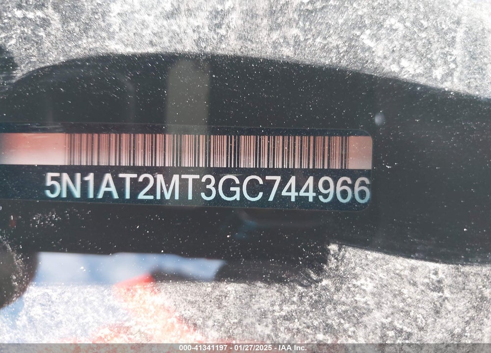 2016 NISSAN ROGUE S/SL/SV VIN: 5N1AT2MT3GC744966