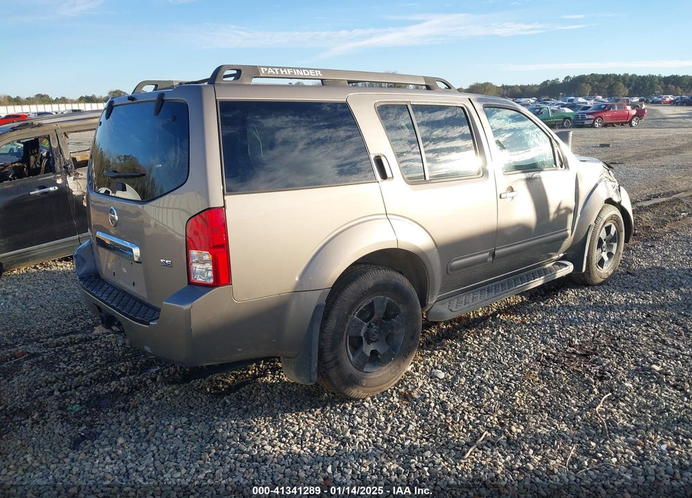 2007 NISSAN PATHFINDER SE VIN: 5N1AR18U27C630176
