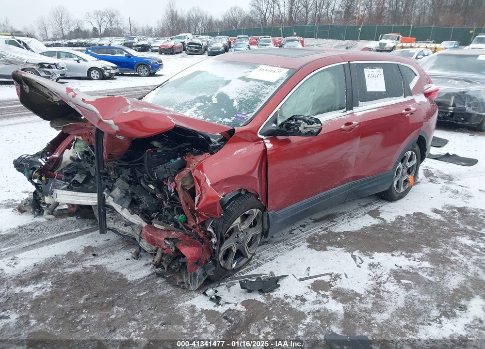 2018 HONDA CR-V EX VIN: 2HKRW2H5XJH617136