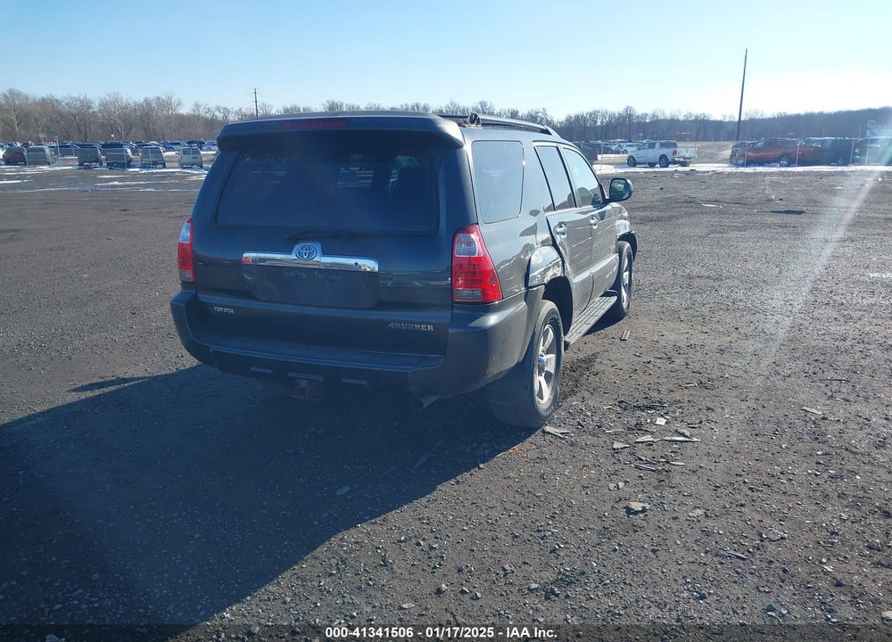 2007 TOYOTA 4RUNNER SR5 V6 VIN: JTEBU14R678091018