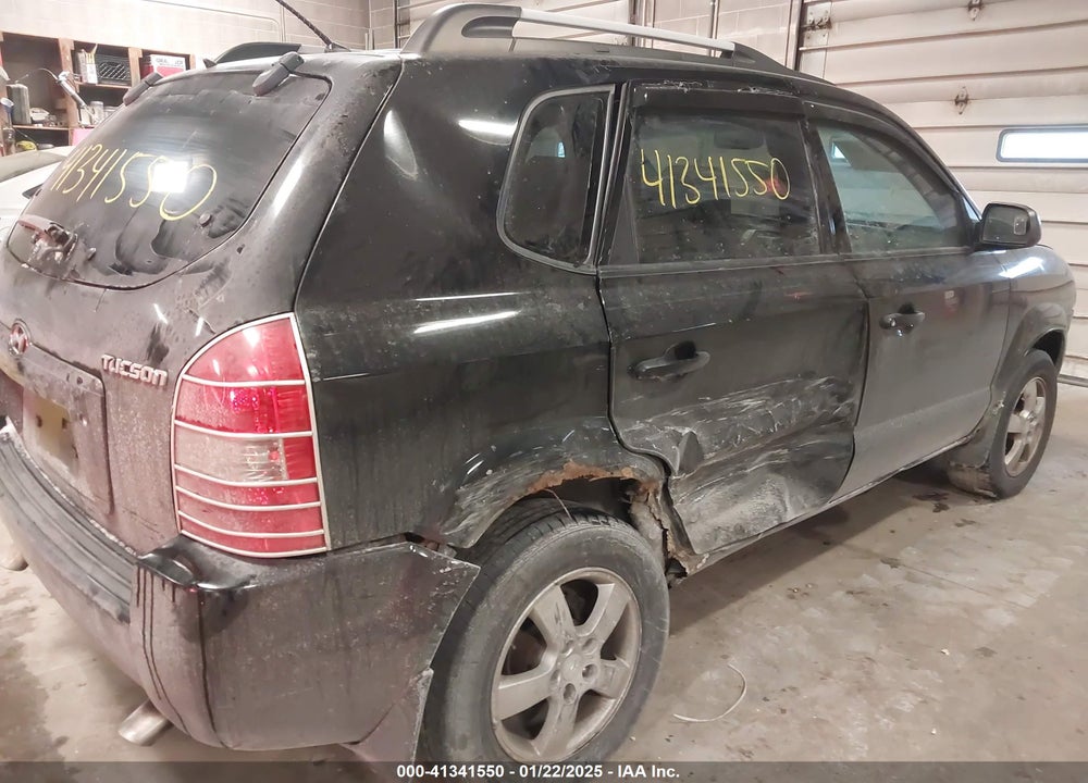 2007 HYUNDAI TUCSON GLS VIN: KM8JM12B47U500609