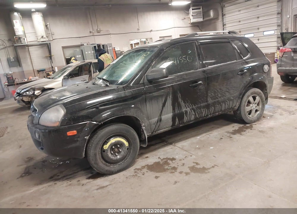 2007 HYUNDAI TUCSON GLS VIN: KM8JM12B47U500609