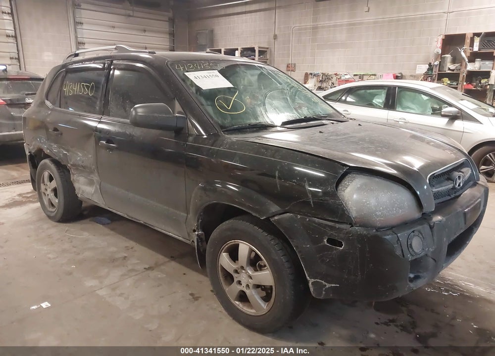 2007 HYUNDAI TUCSON GLS VIN: KM8JM12B47U500609