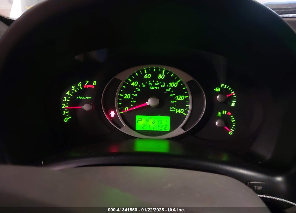 2007 HYUNDAI TUCSON GLS VIN: KM8JM12B47U500609