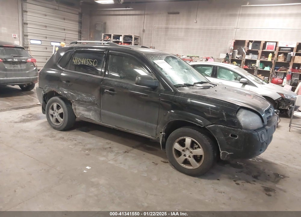 2007 HYUNDAI TUCSON GLS VIN: KM8JM12B47U500609