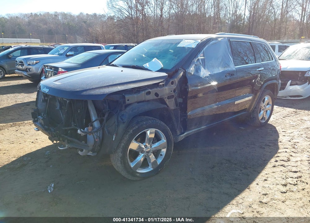 2012 JEEP GRAND CHEROKEE OVERLAND VIN: 1C4RJFCG6CC241063