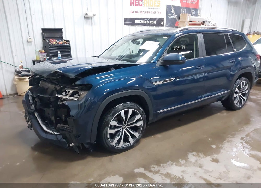 2021 VOLKSWAGEN ATLAS 3.6L V6 SEL R-LINE VIN: 1V2SR2CA2MC545487