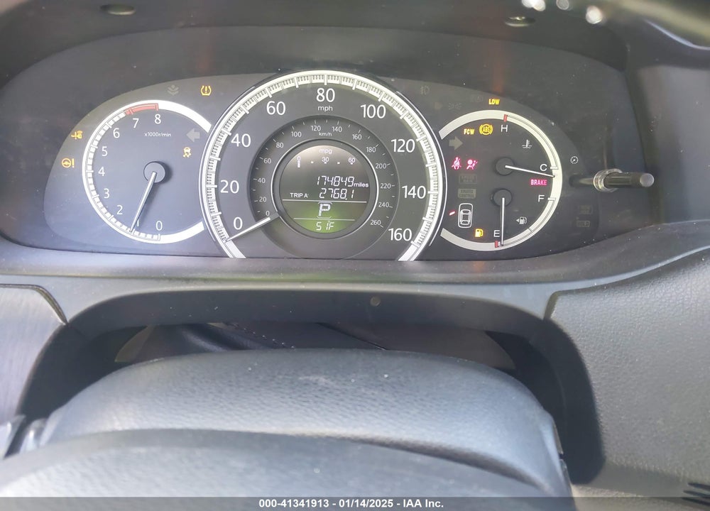 2013 HONDA ACCORD EX-L V-6 VIN: 1HGCR3F83DA044173