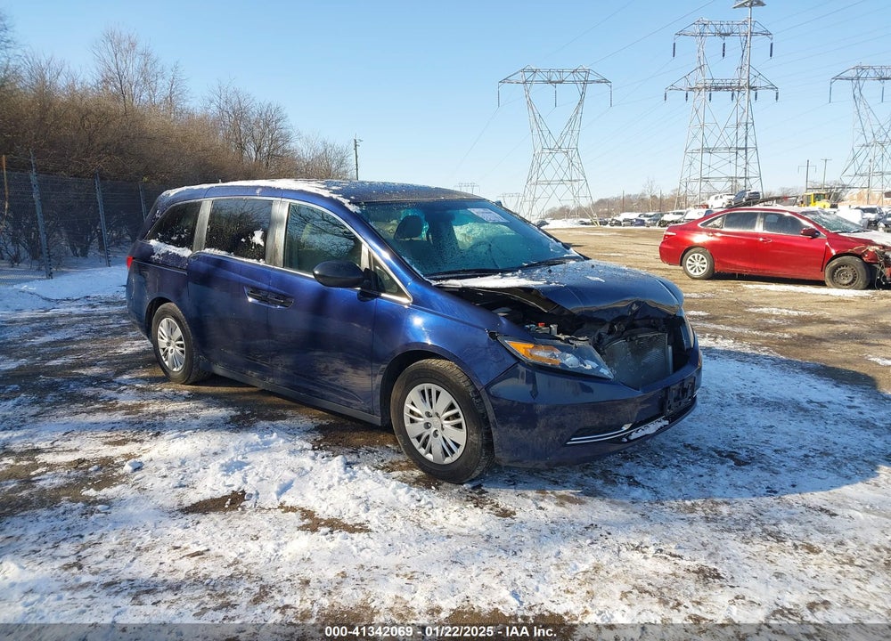 2014 HONDA ODYSSEY LX VIN: 5FNRL5H24EB051673