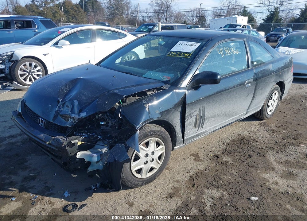 2005 HONDA CIVIC VP VIN: 1HGEM21165L052284