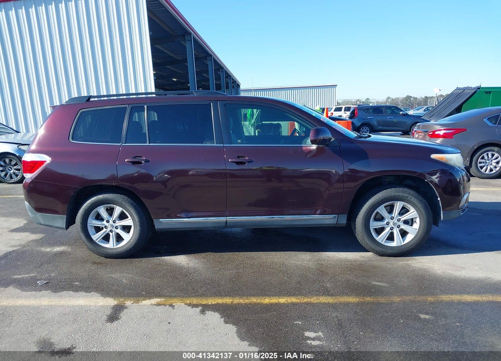 2013 TOYOTA HIGHLANDER PLUS/SE VIN: 5TDZK3EH0DS107456