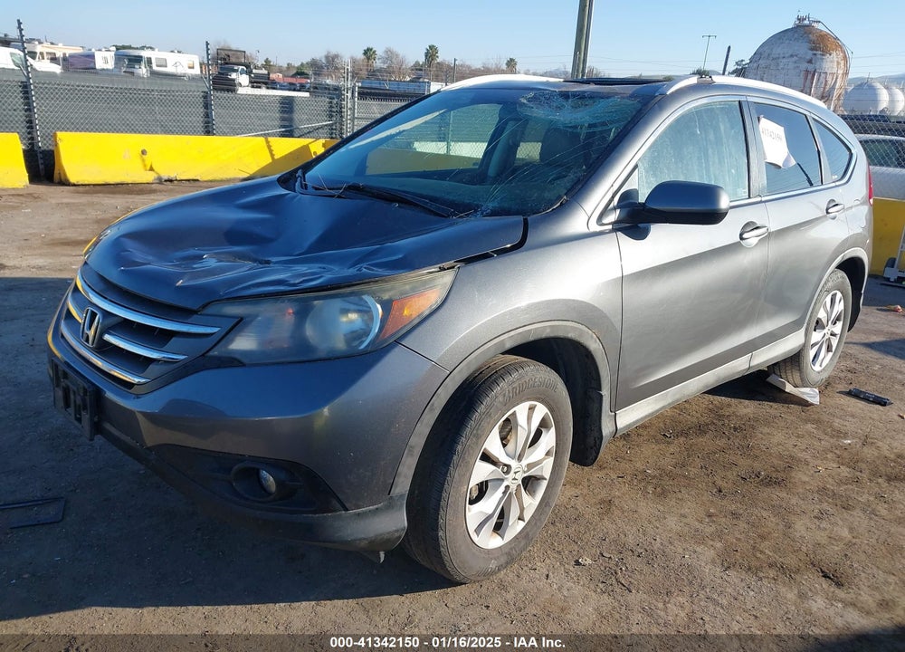 2012 HONDA CR-V EX-L VIN: 2HKRM3H72CH505012