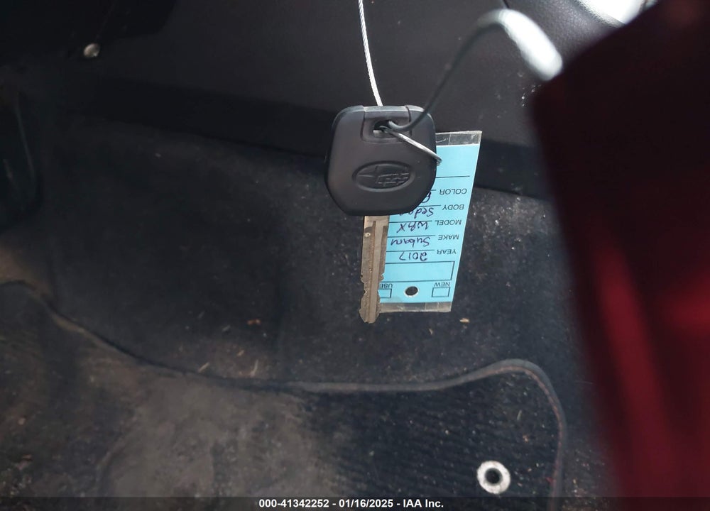 2017 SUBARU WRX VIN: JF1VA1C69H9815767