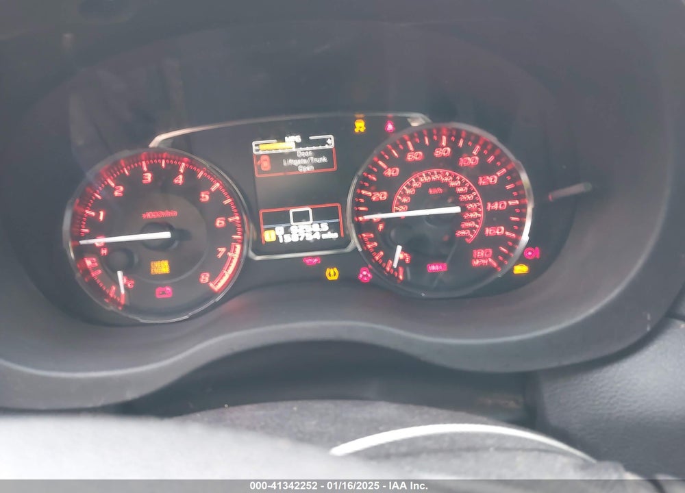 2017 SUBARU WRX VIN: JF1VA1C69H9815767
