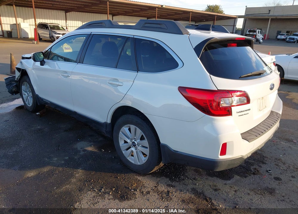 2016 SUBARU OUTBACK 2.5I PREMIUM VIN: 4S4BSAHC3G3322398