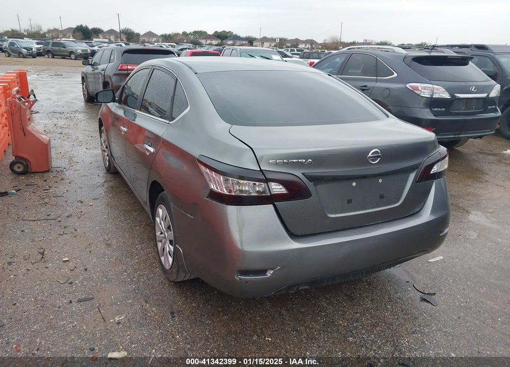 2015 NISSAN SENTRA S VIN: 3N1AB7AP5FY251729