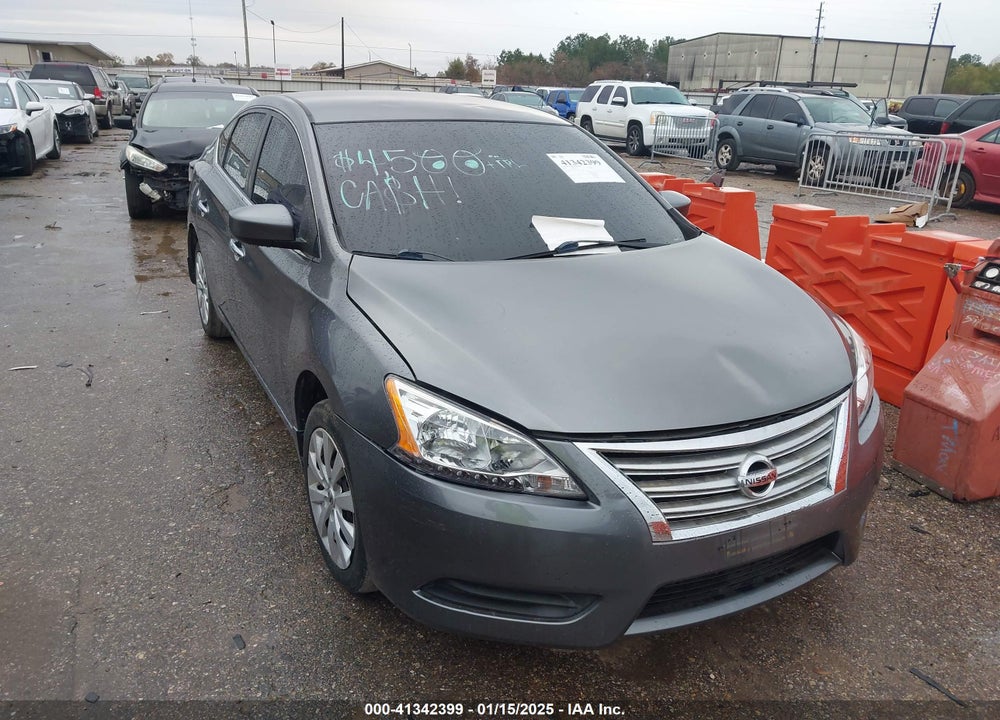 2015 NISSAN SENTRA S VIN: 3N1AB7AP5FY251729