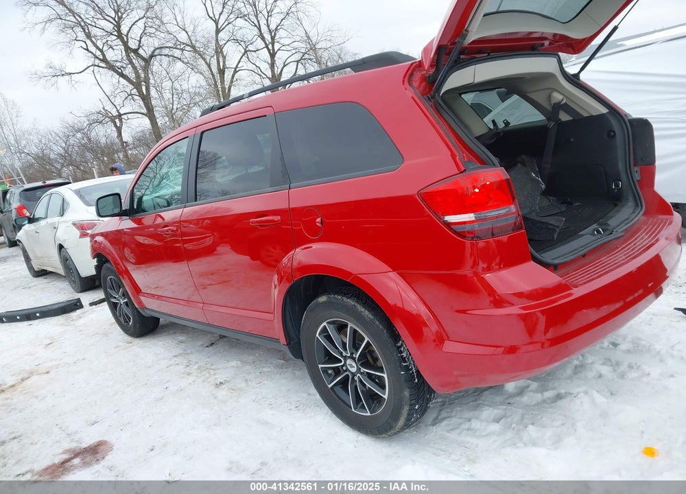 2018 DODGE JOURNEY SE VIN: 3C4PDCAB6JT310002
