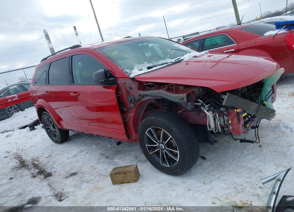 2018 DODGE JOURNEY SE VIN: 3C4PDCAB6JT310002