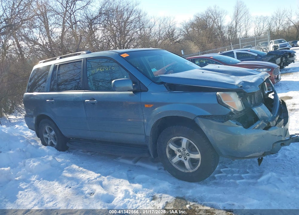 2007 HONDA PILOT EX-L VIN: 5FNYF18587B013744