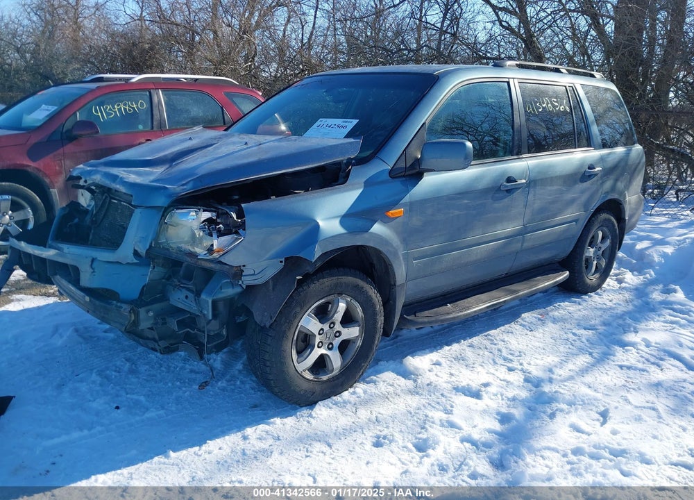 2007 HONDA PILOT EX-L VIN: 5FNYF18587B013744