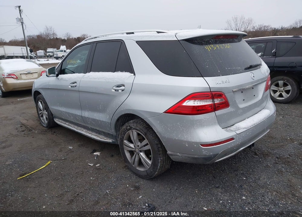 2013 MERCEDES-BENZ ML 350 4MATIC VIN: 4JGDA5HB0DA206450