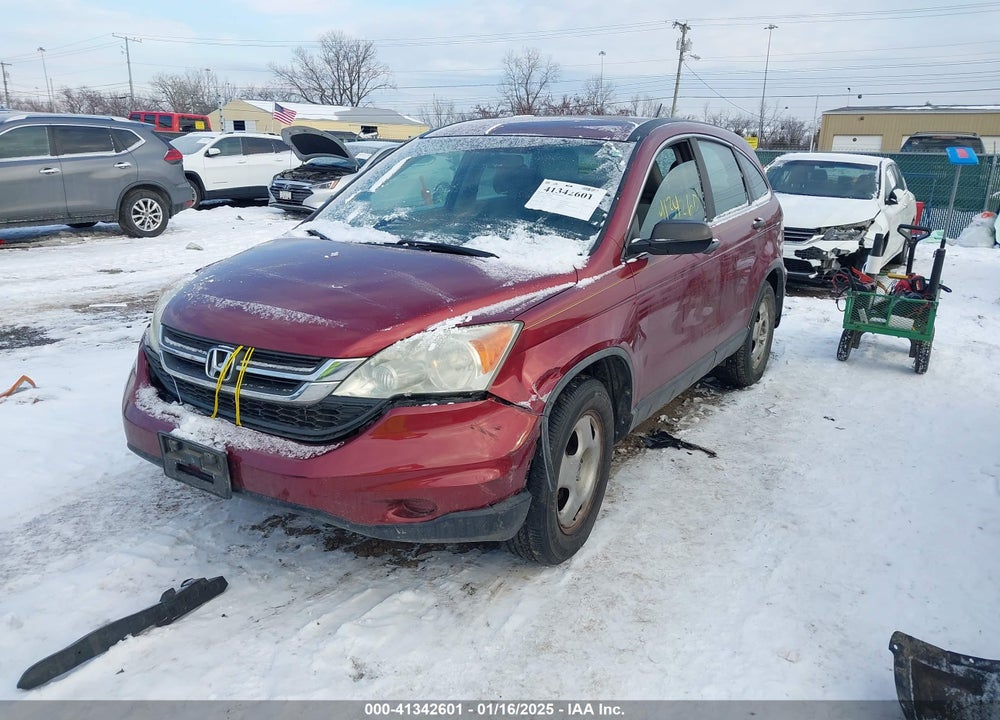 2010 HONDA CR-V LX VIN: 5J6RE4H3XAL082666