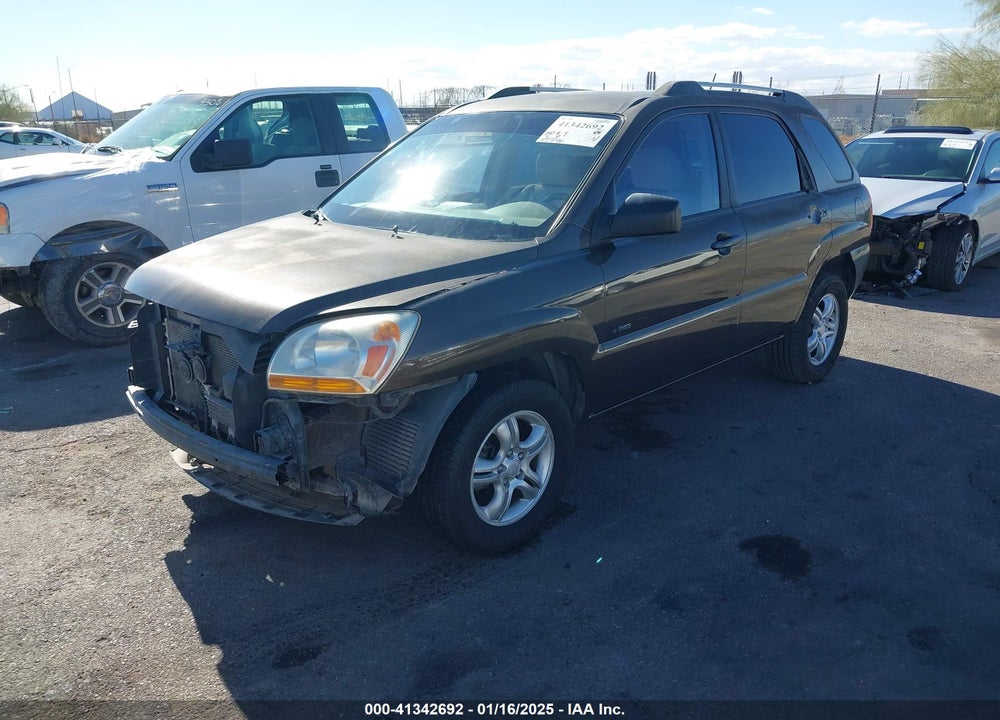 2007 KIA SPORTAGE LX V6 VIN: KNDJE723877373584