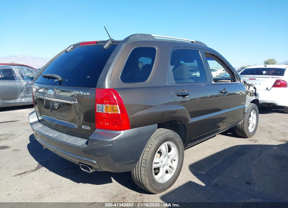 2007 KIA SPORTAGE LX V6 VIN: KNDJE723877373584