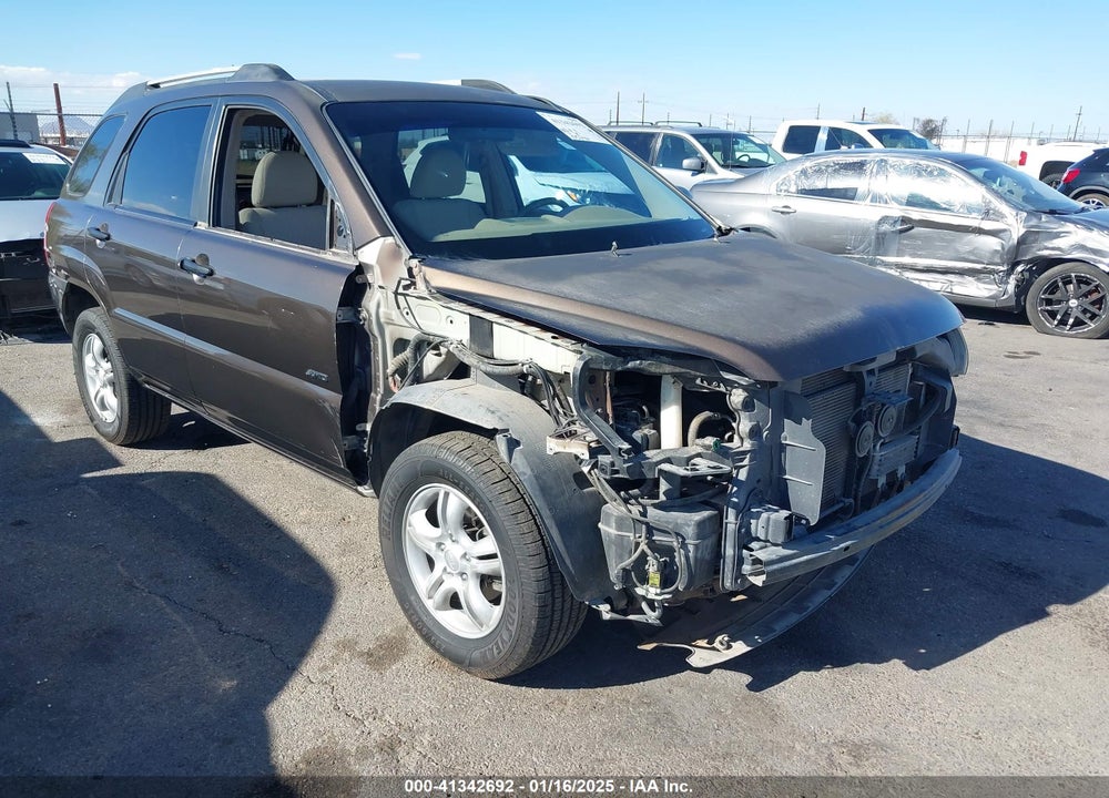 2007 KIA SPORTAGE LX V6 VIN: KNDJE723877373584