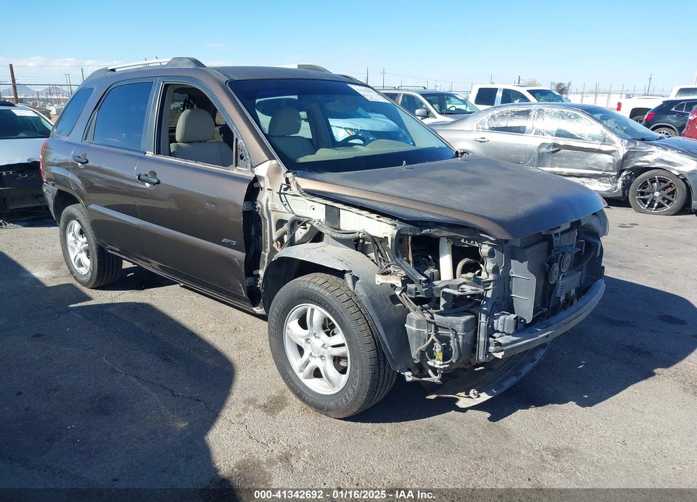 2007 KIA SPORTAGE LX V6 VIN: KNDJE723877373584