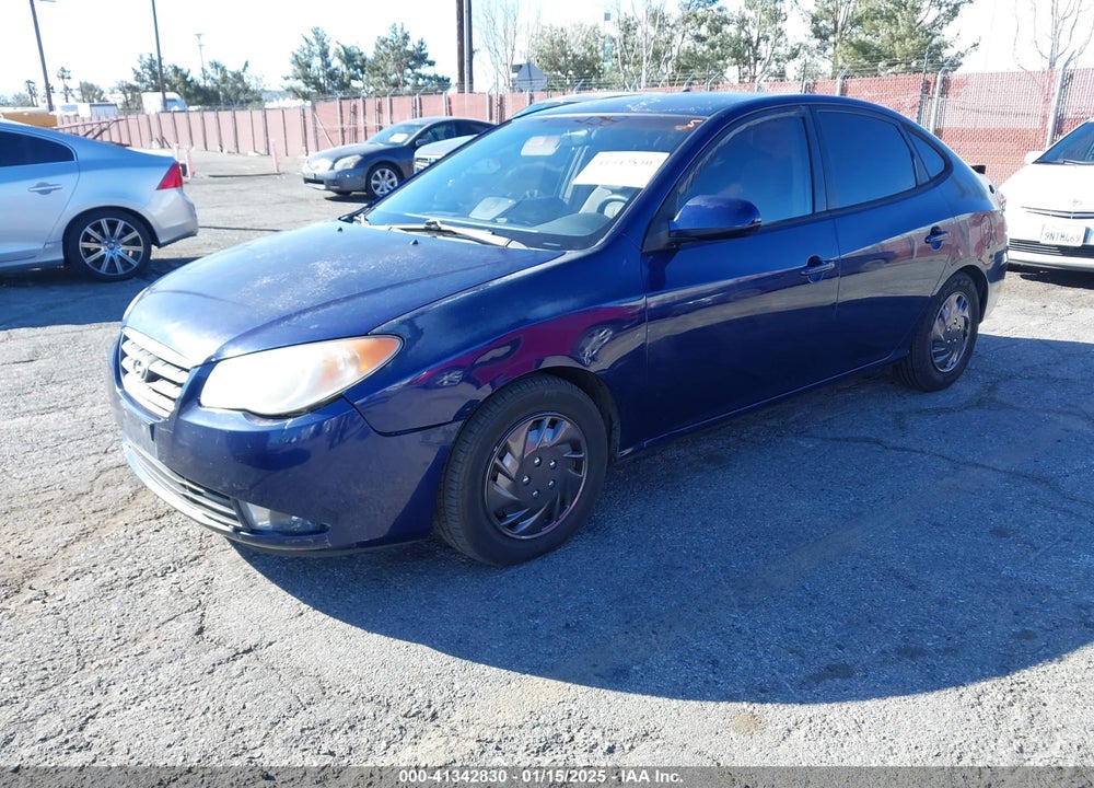 2007 HYUNDAI ELANTRA VIN: KMHDU46D87U035276