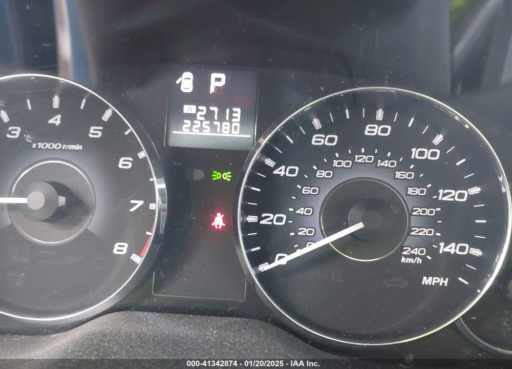 2012 SUBARU OUTBACK 2.5I PREMIUM VIN: 4S4BRBCC9C3211339