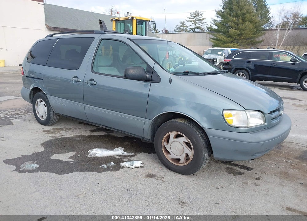 2000 TOYOTA SIENNA LE VIN: 4T3ZF13C7YU275695