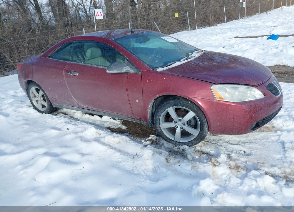 2009 PONTIAC G6 GT VIN: 1G2ZH36N994157654