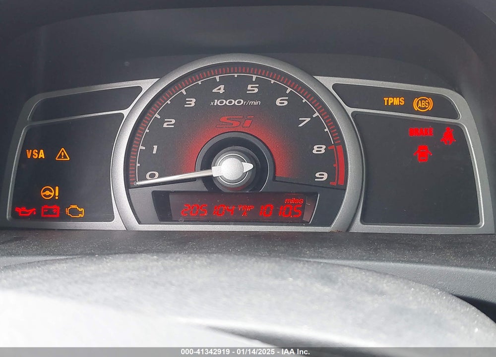 2008 HONDA CIVIC SI/SI MUGEN VIN: 2HGFA55578H703225
