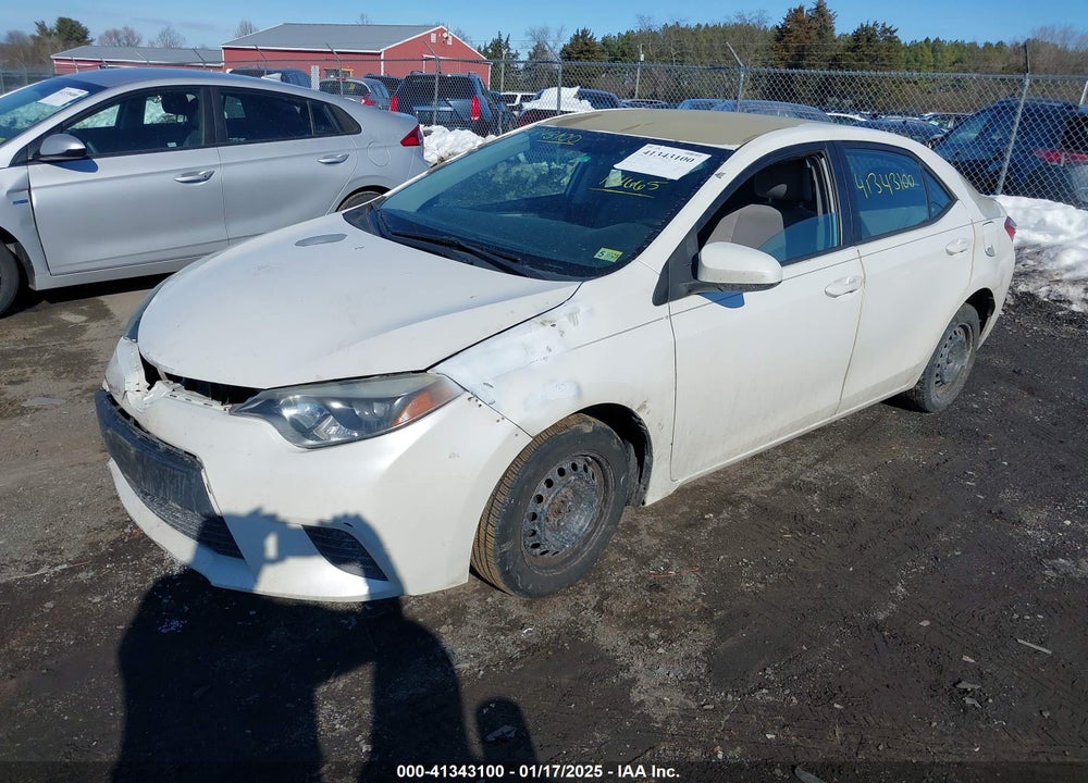 2014 TOYOTA COROLLA LE ECO VIN: 5YFBPRHE5EP144665