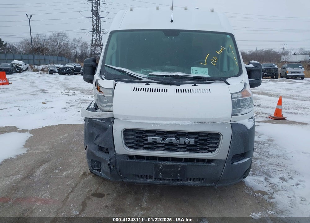 2019 RAM PROMASTER 1500 HIGH ROOF 136 WB VIN: 3C6TRVBG8KE553149