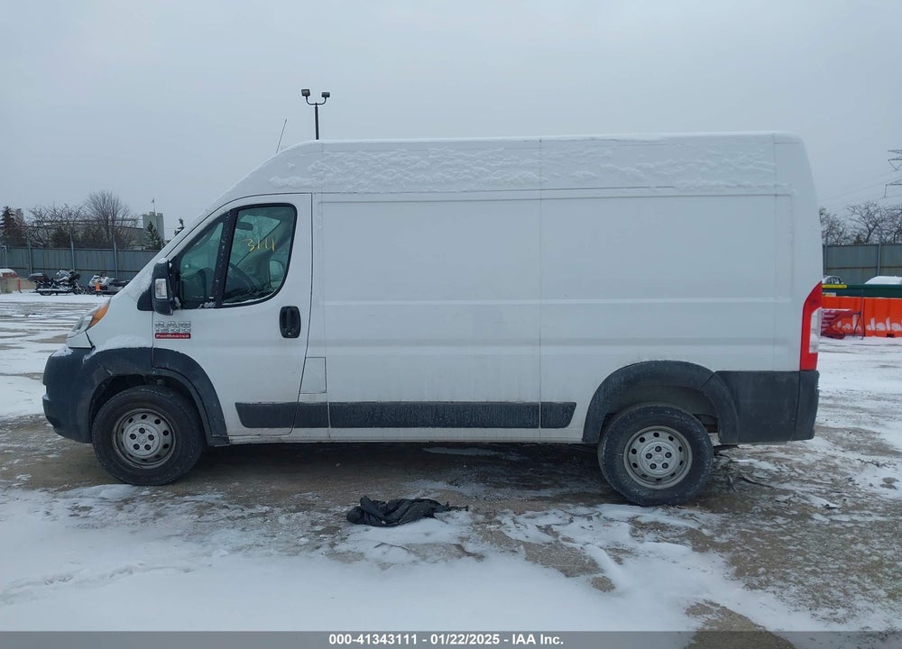 2019 RAM PROMASTER 1500 HIGH ROOF 136 WB VIN: 3C6TRVBG8KE553149
