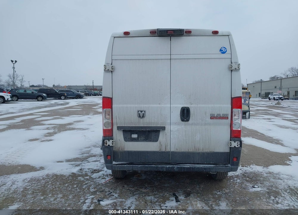 2019 RAM PROMASTER 1500 HIGH ROOF 136 WB VIN: 3C6TRVBG8KE553149