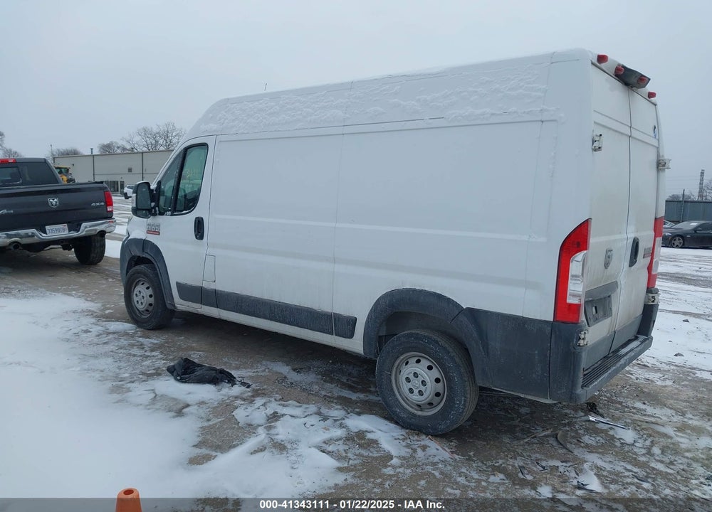 2019 RAM PROMASTER 1500 HIGH ROOF 136 WB VIN: 3C6TRVBG8KE553149