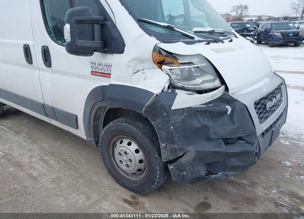 2019 RAM PROMASTER 1500 HIGH ROOF 136 WB VIN: 3C6TRVBG8KE553149