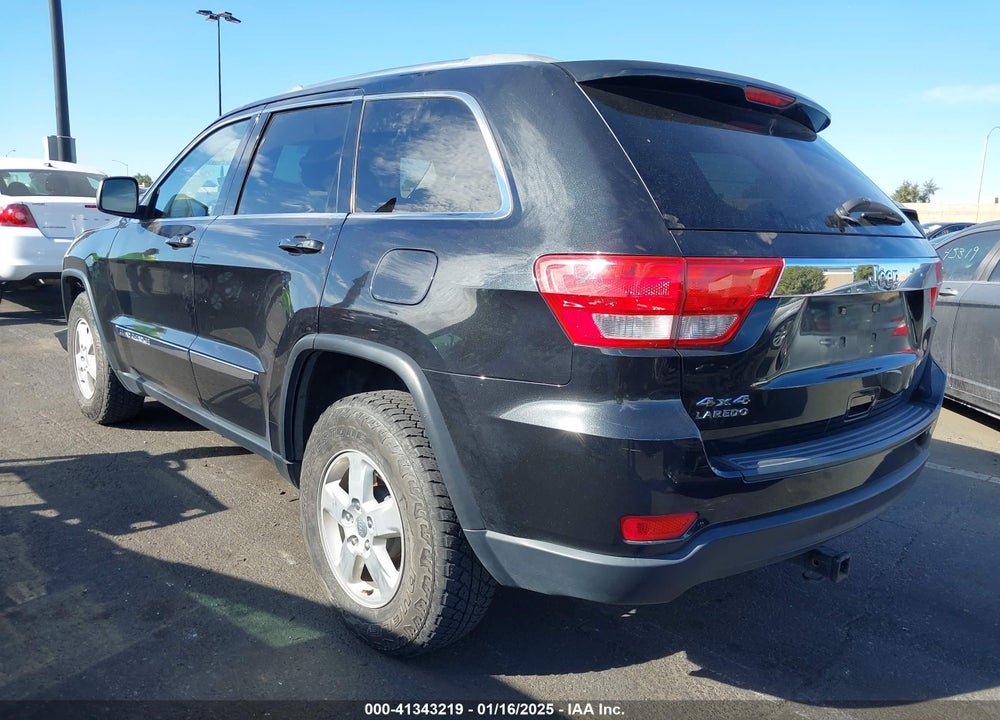 2012 JEEP GRAND CHEROKEE LAREDO VIN: 1C4RJFAG2CC176277