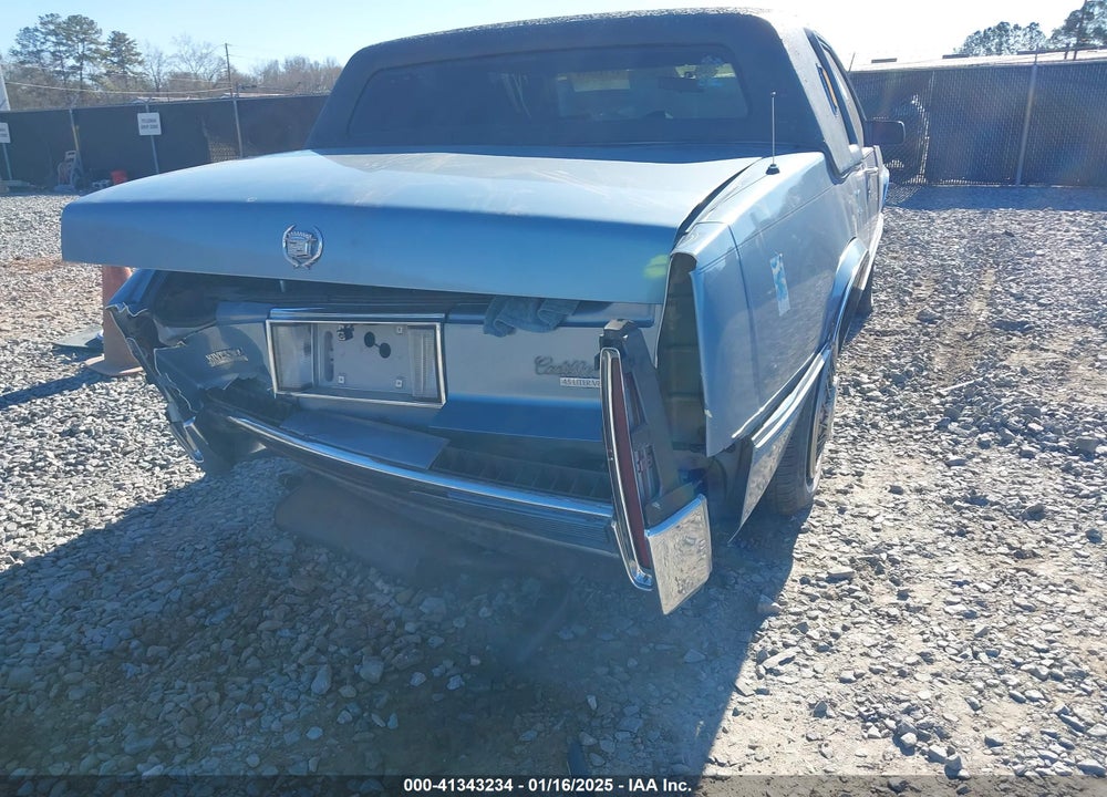 1989 CADILLAC DEVILLE VIN: 1G6CD1150K4291874