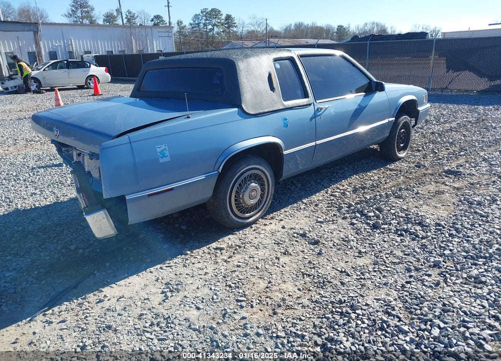 1989 CADILLAC DEVILLE VIN: 1G6CD1150K4291874