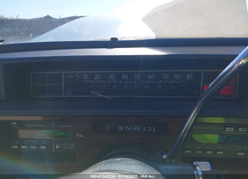 1989 CADILLAC DEVILLE VIN: 1G6CD1150K4291874